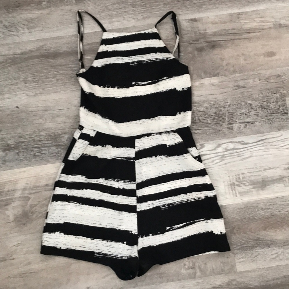 Open back Romper